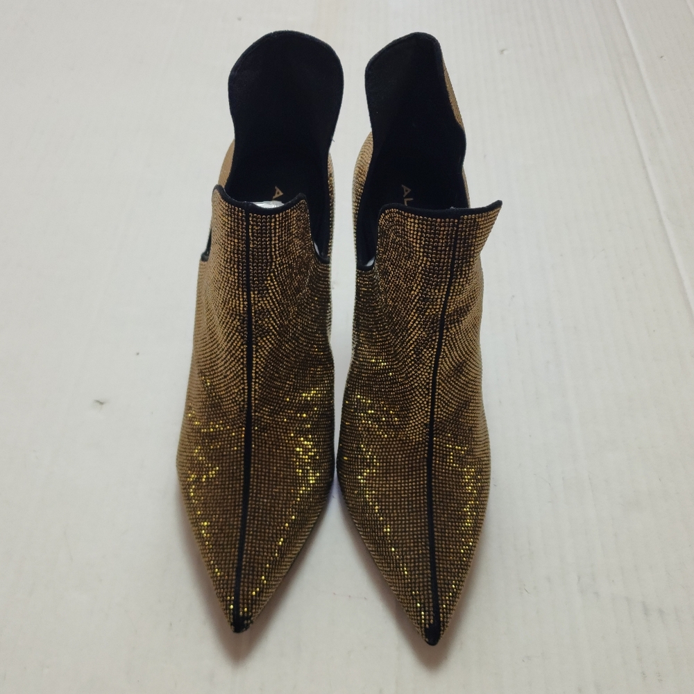 ALDO Gold Sparkle Heels - Picture 5 of 10